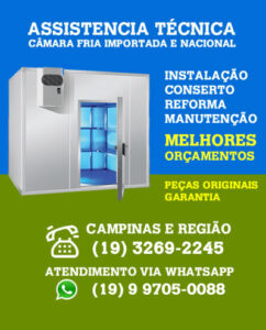 Assistência Técnica Câmara Fria Campinas - (19) 9 9705-0088 Whatsapp