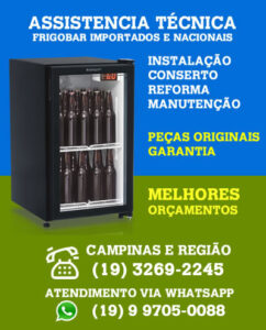 Assistência Técnica Frigobar Campinas - (19) 9 9705-0088 Whatsapp