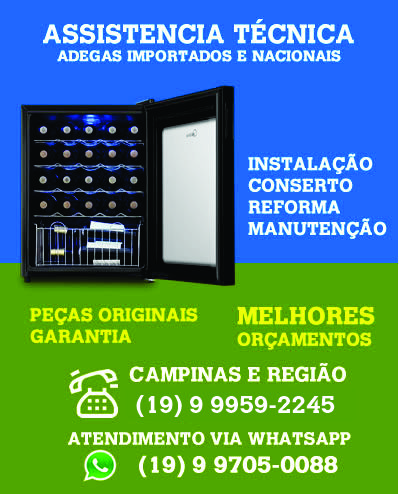 Assistência Técnica Adega Campinas - (19) 9 9705-0088 Whatsapp