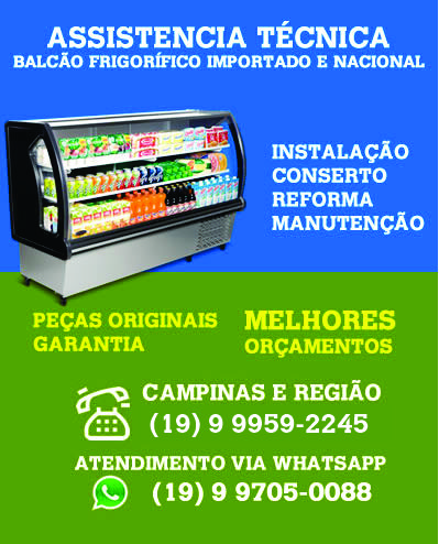 Assistência Técnica Balcão Frigorífico Campinas - (19) 9 9705-0088 Whatsapp
