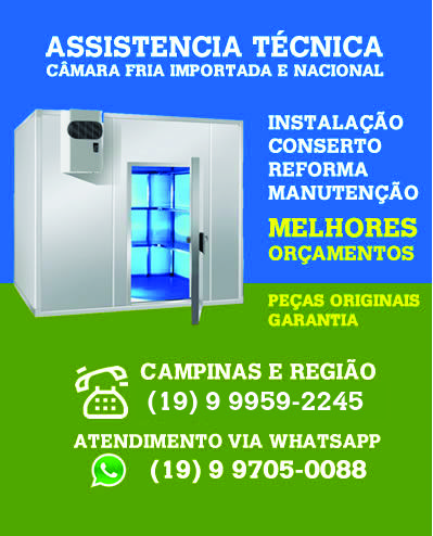 Assistência Técnica Câmara Fria Campinas - (19) 9 9705-0088 Whatsapp